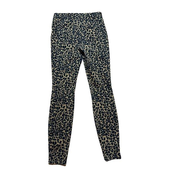 Time & Tru womens leopard print pants sz 4-6 - Picture 2 of 6